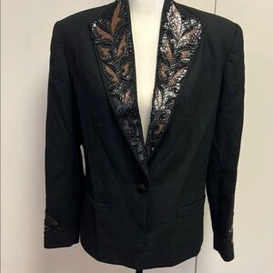 Vintage Ellie Rubin Snakeskin Embroidered Women's Jacket